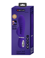 Prescott Super Soft Rabbit Silicone Vibrator - Purple Default Title