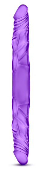 B Yours 14 Inch Double Dildo - Purple