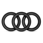 Performance - Vs2 Pure Premium Silicone Cockrings - Small - Black