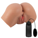 Hailey Realistic Vagina and Ass Vibrator - Tan Default Title