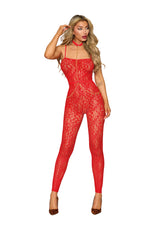 Bodystocking and Harness Dmnd - One Size - Red Default Title