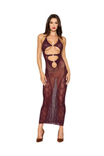 Bodystocking Gown and Shrug Dmnd - One Size - Cherry Lacquer Default Title