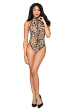 Teddy - One Size - Nude Black