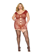 Garter Slip Dmnd - One Size Queen - Red Default Title