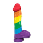 Pumped Rainbow Silicone Dildo Default Title