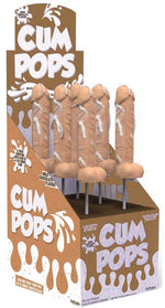 Cum Cock Pops - Milk Chocolate - 6 Piece P.O.P. Display