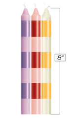 The 9's Make Me Melt Sensual Warm Drip Candles 3pk Stripes Pastellines Default Title