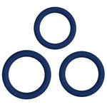 Tripple Grip Cock Ring Set - Blue Default Title