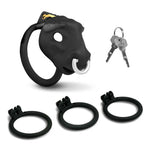 Bull Chastity Cage - Black