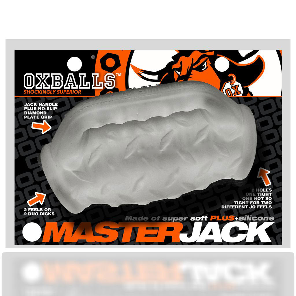 Masterjack Double Penetration Jo - Clear Ice