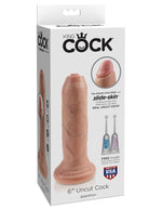 King Cock 6 Inch Uncut - Light