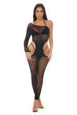 Star Sign Bodystocking Black - Os Default Title