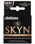 Skyn Original - Non-Latex Lubricated Condoms - 3 Pack