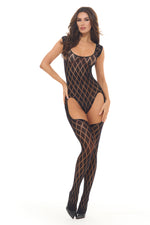 Diamond Hour Bodystocking Black - Os Default Title