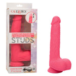 Rechargeable Rumbling and Thrusting Silicone Studs - Pink Default Title