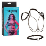 Euphoria Collection Plus Size Multi Chain Halter - Black Default Title
