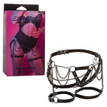 Euphoria Collection Thigh Harness With Chains - Black