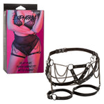 Euphoria Collection Plus Size Thigh Harness With Chains - Black Default Title