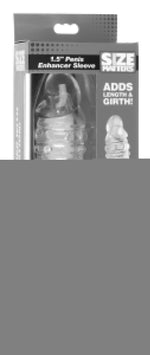 1.5 Inch Penis Enhancer Sleeve - Clear
