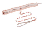 Peaches ‘N Creame Fur Collar and Leash - Pink Default Title
