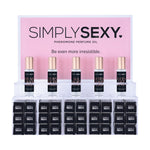 Simply Sexy Pheromone Perfume Oil Acrylic Display With Testers 36pcs