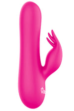 Freyja - Hot Pink - Intense Mini Rabbit Vibe With Triple Tickling Clitoral Stimulator Default Title