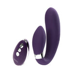 Jeni C-Shaped Dual Motor Vibe With Remote - Purple Default Title