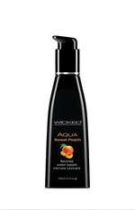 Aqua Sweet Peach Flavored Water Based Intimate Lubricant - 4 Fl. Oz.