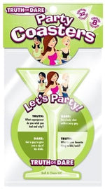 Truth or Dare Party Coasters - 8 Count Default Title