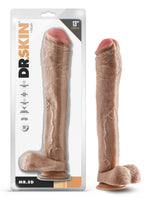 Dr. Skin - Mr. Ed - 13 Inch Dildo With Balls - Beige Default Title