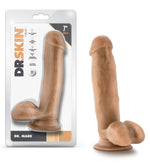Dr. Skin - Dr. Mark - 7 Inch Dildo With Balls - Tan Default Title