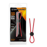 Stay Hard - Silicone Loop Cock Ring - Red Default Title