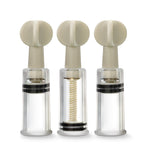 Temptasia - Clit and Nipple Twist Suckers - Set of 3 - Clear Default Title