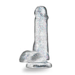Naturally Yours - 6 Inch Glitter Cock - Sparkling Clear Default Title