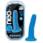 Neo Elite - 6 Inch Dual Density Cock - Neon Blue Default Title