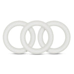 Performance - Vs2 Pure Premium Silicone Cockrings - Small - White Default Title