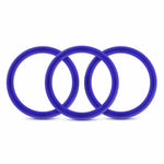 Performance - Vs3 Pure Premium Silicone Cockrings - Large - Indigo Default Title