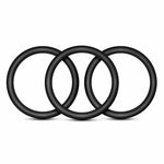 Performance - Vs3 Pure Premium Silicone Cockrings - Large - Black Default Title