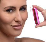 10x Rechargeable Vibrating Metallic Bullet - Pink Default Title