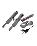 Bang - Bondage Kit - XL Bullet, Cuffs, Tickler and Blindfold - Black Default Title