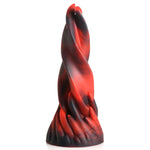 Hell Kiss Twisted Tongues Silicone Dildo - Red Default Title