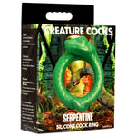 Serpentine Silicone Cock Ring - Green Default Title