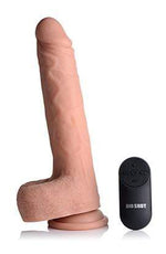 Big Shot 9 Inch Silicone Thrusting Dildo With - Balls and Remote Default Title