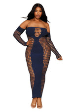 Bodystocking Gown - Queen Size - Denim Default Title