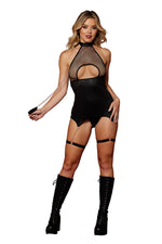 Garter Slip and Leash - One Size - Black Default Title