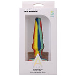 A-Play Groovy Silicone Anal Plug 5 Inch - Sunrise Default Title