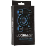 Optimale Vibrating Double C Ring - Black Default Title