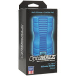 Optimale - Truskyn Silicone Stroker - Ribbed - Blue Default Title