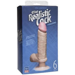 The Original Vibro Realistic Cocks 6-Inch - White Default Title
