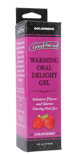 Goodhead - Warming Oral Delight Gel - Strawberry - 4 Fl. Oz. Default Title